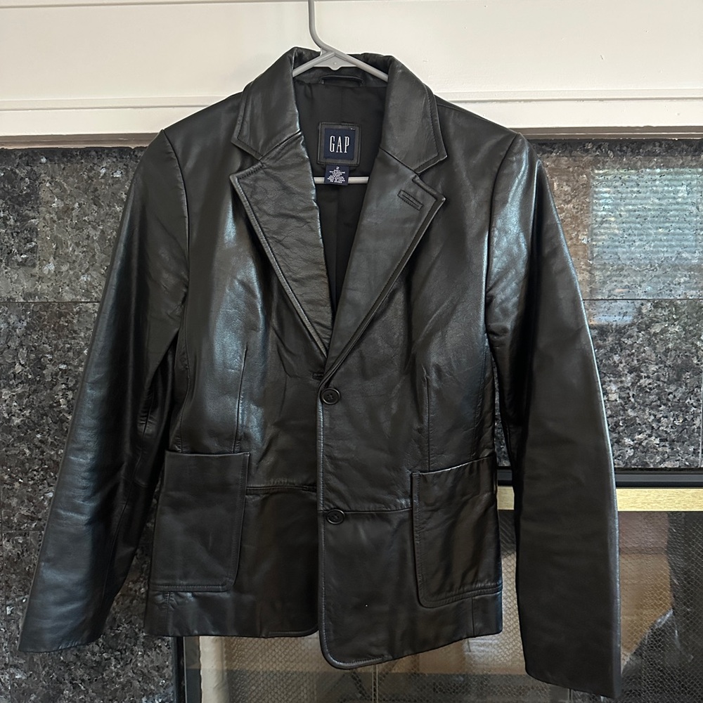 GAP vintage genuine leather jacket